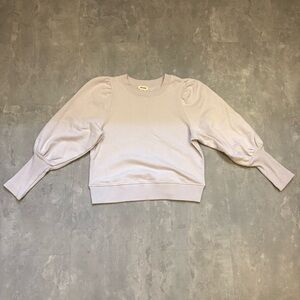 ZADIG & VOLTAIRE Puff Sleeve Lavender Crewneck Sweater Size Medium